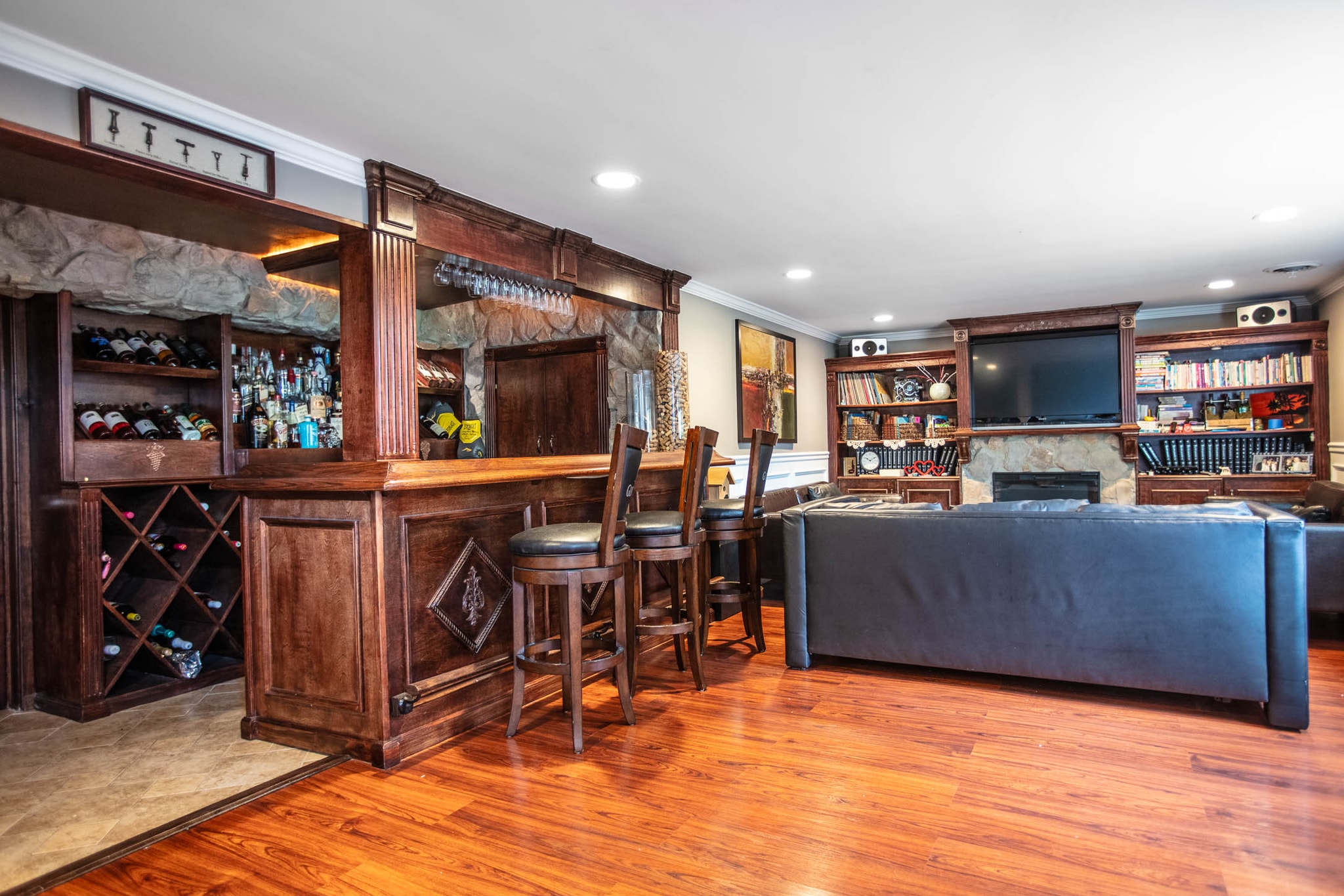 Basement Living Space Conversion